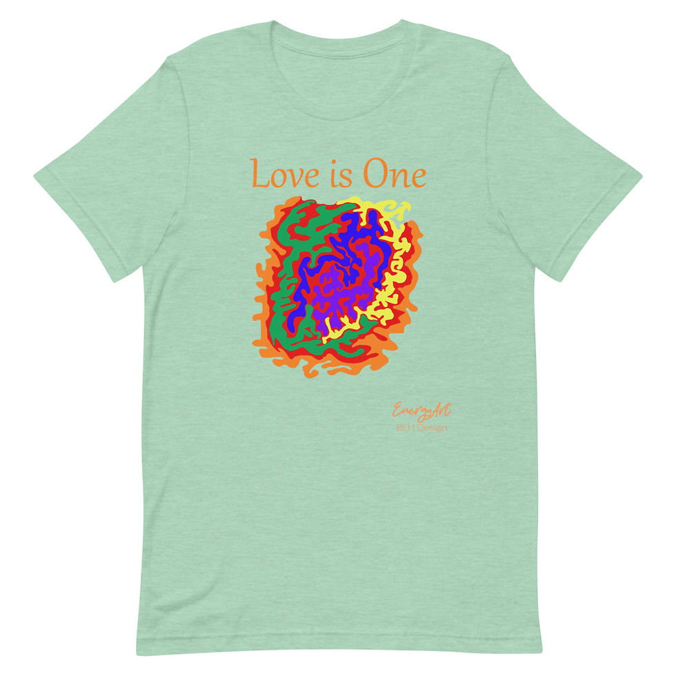 Thumbnail: Love is One Bella Short-Sleeve Unisex T-Shirt