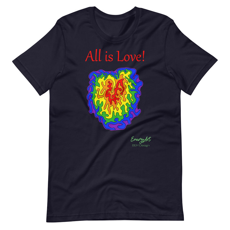 Thumbnail: All is Love Bella Short-Sleeve Unisex T-Shirt
