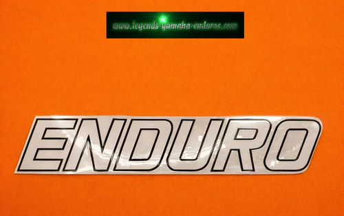 1976 Yamaha Enduro DT250C Oil Tank Decal Sticker Emblem Part # 498-21787-01-00 | Yamaha Enduro 