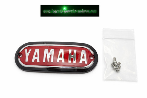 214-24161-00 Vintage Yamaha Enduro 1968 Yamaha DT1 250 Fuel Tank Badge Emblem | Yamaha Enduro 