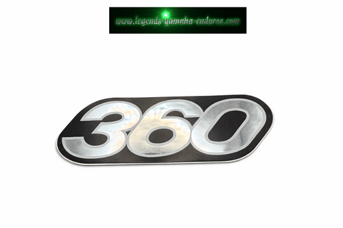 1971 Yamaha Enduro RT1B 360 Oil Tank Decal Emblem 7 Sticker 275-21787-02-00 | Yamaha Enduro 