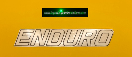 1976 Yamaha Enduro DT400C Oil Tank Decal Sticker Emblem Part # 498-21787-01-00 | Yamaha Enduro 