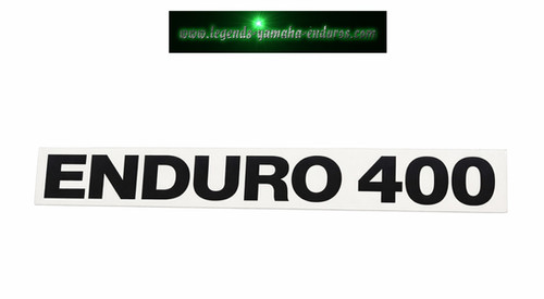 1978 Yamaha Enduro DT400E Left Side Cover Sticker Graphic Decal 1M2-21787-10-00 | Yamaha Enduro 