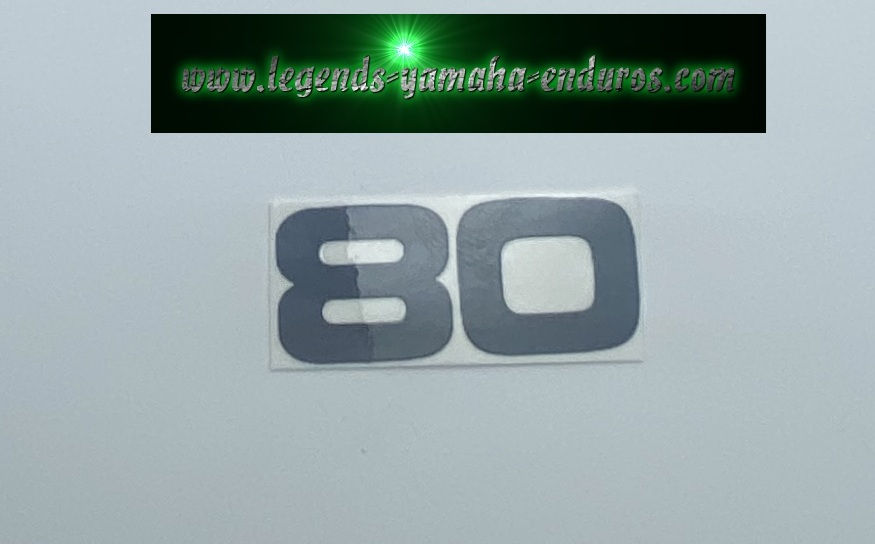 1980 - 1983 G/H/J/K Yamaha Mini Enduro / MX Sticker Decal # 3J8-21781-10-00