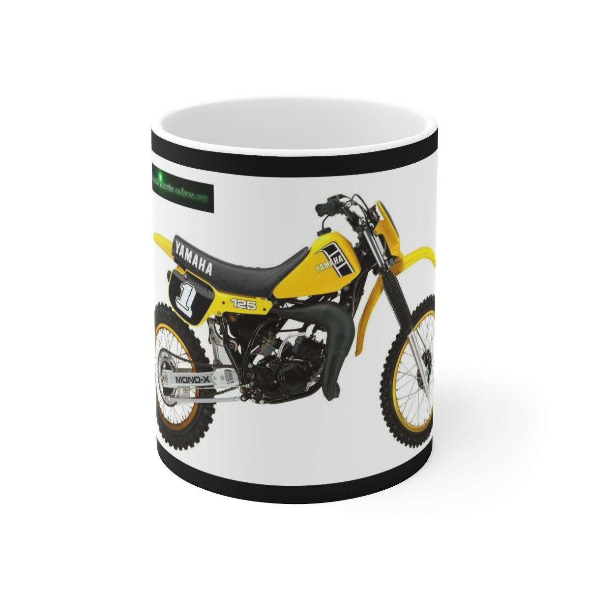 1982 Yamaha YZ125J Ceramic Mug 11oz