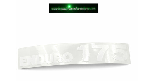 1975 Yamaha Enduro DT175B Oil Tank Decal Sticker Emblem 7 Part # 443-21787-20-00 | Yamaha Enduro 