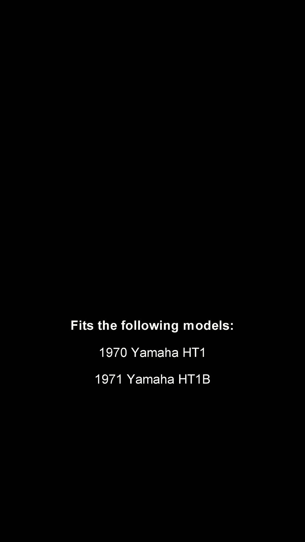 Thumbnail: 1970 - 1972 Yamaha Enduro HT1 JT1 MX Fuel Gas Tank Badge Emblem 276-24161-00-00