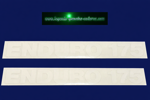 1978 Yamaha DT175E Frame Side Cover Decals Stickers Set 2A7-21786-00-00 | Yamaha Enduro 