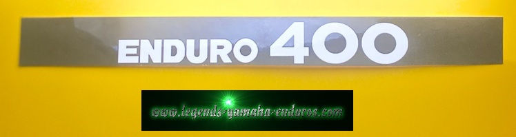 1975 Yamaha Enduro DT400B Exhaust Decal Sticker Emblem Protector 500-14729-00-00