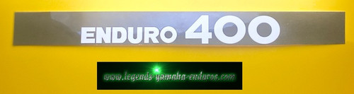 1975 Yamaha Enduro DT400B Exhaust Decal Sticker Emblem Protector 500-14729-00-00 | Yamaha Enduro 