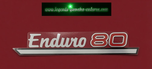 1974 Yamaha Mini Enduro GT80A Oil Tank Decal Sticker Graphic 393-21787-00-00 | Yamaha Enduro