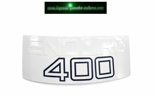 1977 Yamaha Enduro 400D Left Side Cover Decal Sticker Emblem 7 # 1M2-21787-00-00 | Yamaha Enduro 