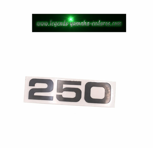 1979 Yamaha Enduro 250F Right Side Cover Decal Emblem 6 Sticker 2N6-21786-00-00 | Yamaha Enduro 