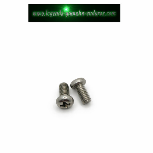 1968 - 72 Yamaha DT1 AT1 CT1 JT1 HT1 Gas Tank Badge Emblem Screw 98580-04008-00 | Yamaha Enduro 