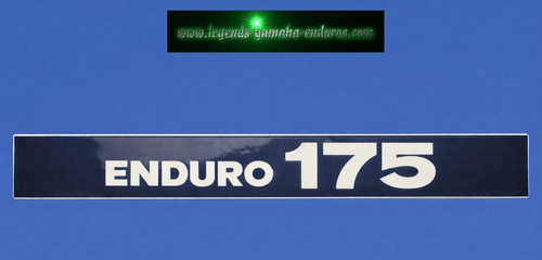 1975 Yamaha Enduro DT175B Exhaust Decal Sticker Emblem Protector 443-14729-01-00 | Yamaha Enduro 