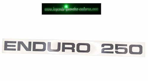 1979 Yamaha Enduro 250F Left Side Cover Decal Sticker Emblem 7 # 2N6-21787-00-00 | Yamaha Enduro 