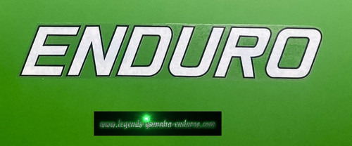 1976 Yamaha Enduro DT100C Oil Tank Decal Sticker Emblem Part # 498-21787-01-00 | Yamaha Enduro 