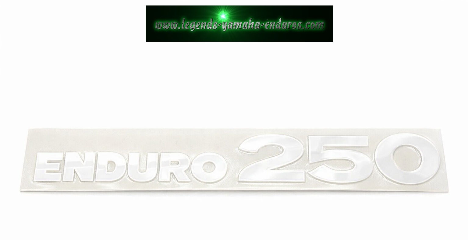 1975 Yamaha Enduro DT250B Oil Tank Sticker Graphic Emblem Decal 498-21787-00-00