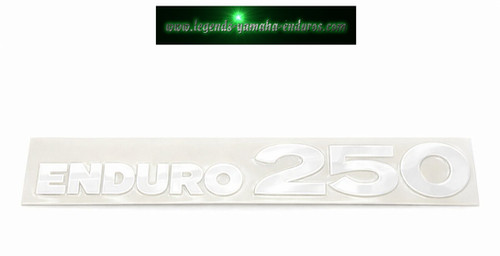 1975 Yamaha Enduro DT250B Oil Tank Sticker Graphic Emblem Decal 498-21787-00-00 | Yamaha Enduro 