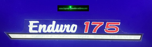 1974 Yamaha Enduro DT175A Oil Tank Decal Sticker Emblem 7 Part # 443-21787-00-00 | Yamaha Enduro 