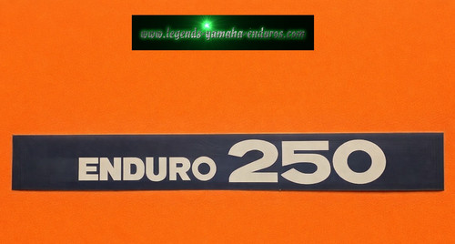 1975 Yamaha Enduro DT250B Exhaust Decal Sticker Emblem Protector 498-14729-00-00 | Yamaha Enduro 