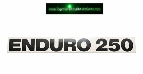 1978 Yamaha Enduro 250E Left Side Cover Decal Emblem 1M1-21787-10-00 | Yamaha Enduro 