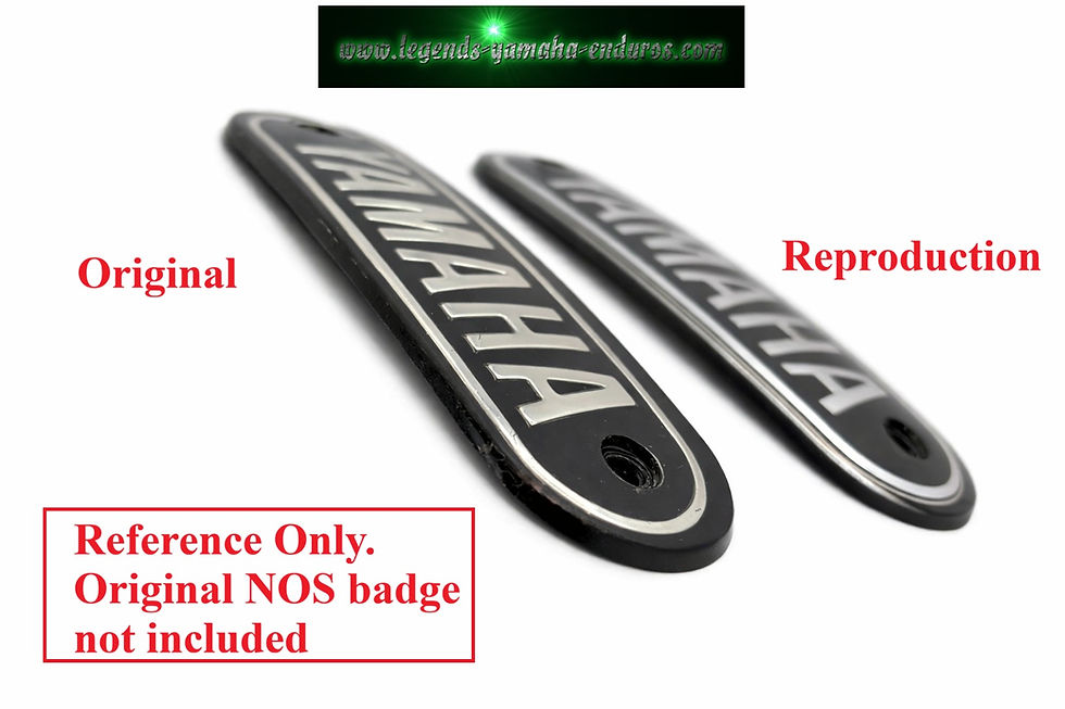 Thumbnail: 1970 - 1972 Yamaha Enduro HT1 JT1 MX Fuel Gas Tank Badge Emblem 276-24161-00-00