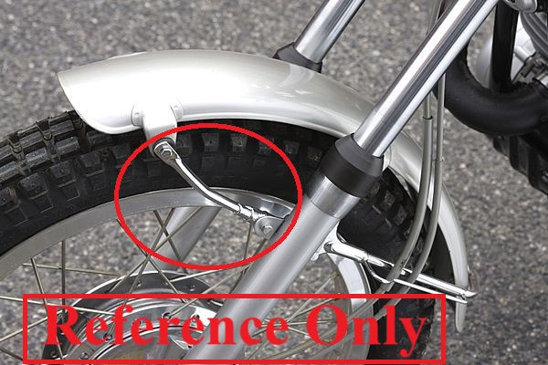 Thumbnail: Vintage Yamaha Enduro CT1 175 DT1 250 RT1 360 STAY, FENDER Left 214-21513-00-00