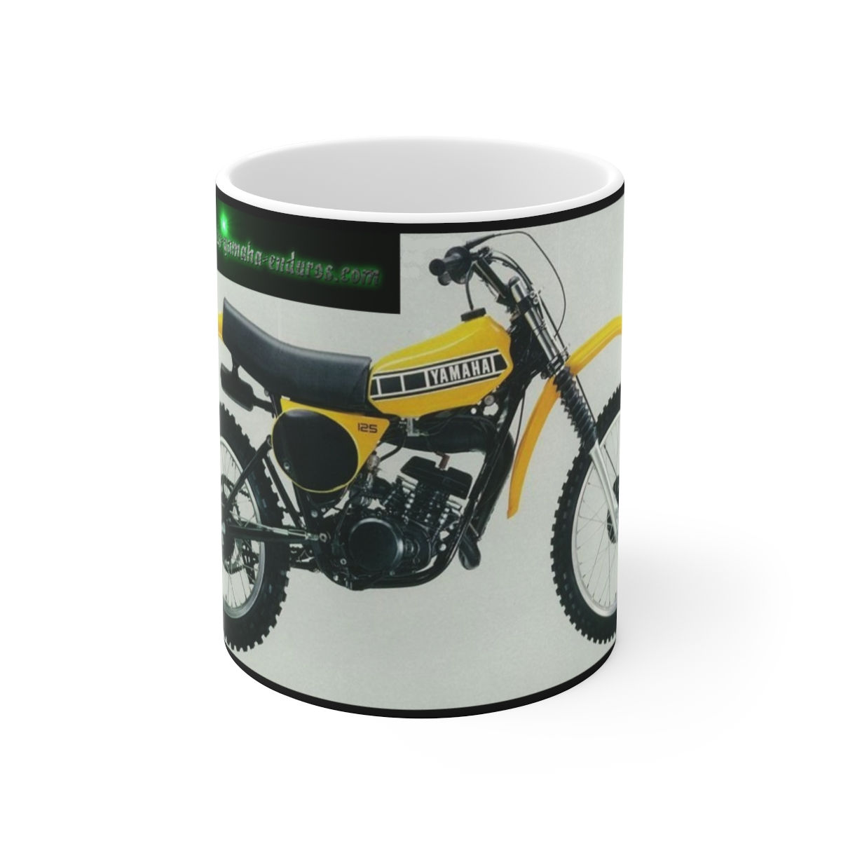 1977 Yamaha YZ125D Ceramic Mug 11oz