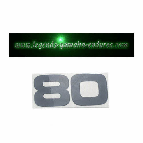 1980 - 1983 G/H/J/K Yamaha Mini Enduro / MX80 Sticker Decal # 3J8-21781-10-00 | Yamaha Enduro 