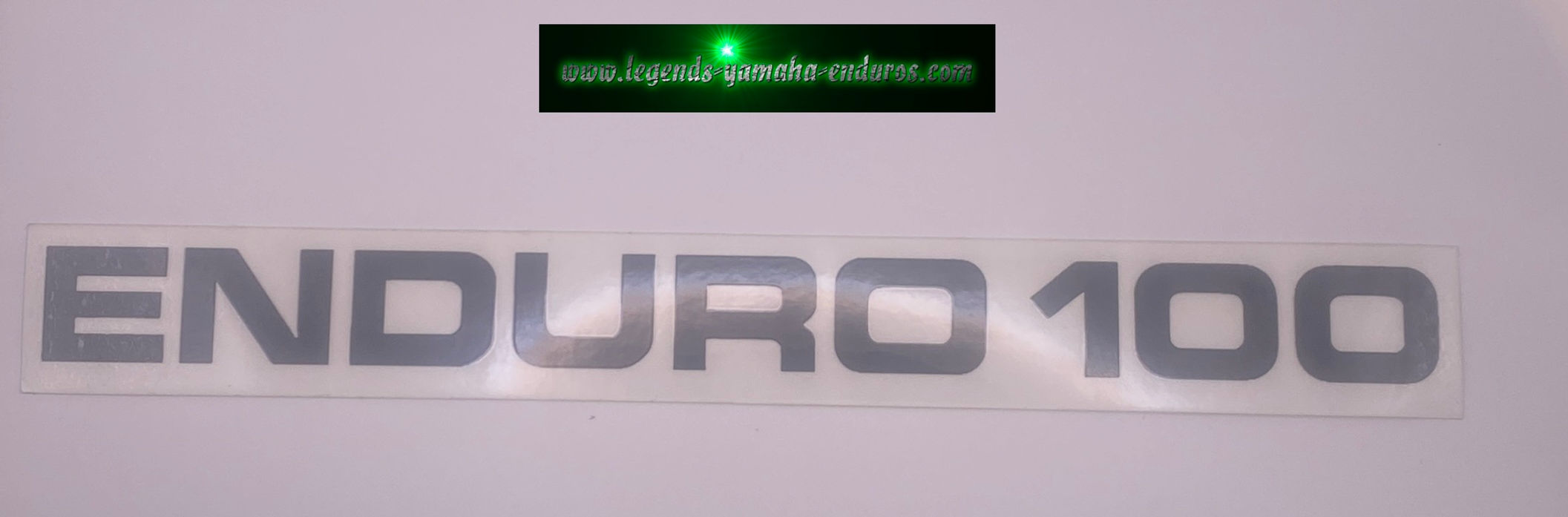 1981-1983 Yamaha DT100H/J/K Side Cover Sticker Decal Emblem 1 # 3A3-21781-01-00