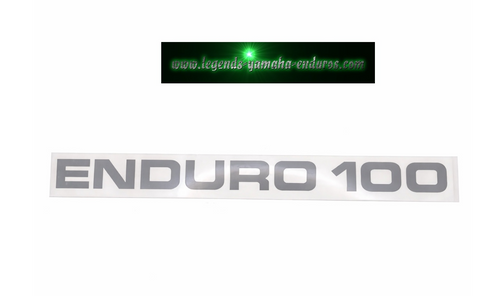 1981-1983 Yamaha DT100H/J/K Side Cover Sticker Decal Emblem 1 # 3A3-21781-01-00 | Yamaha Enduro 