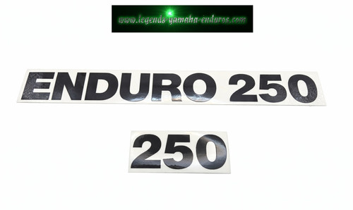 1978 Yamaha DT250E Decal Sticker Set 1M1-21787-10-00 / 1M1-21786-10-00 | Yamaha Enduro 