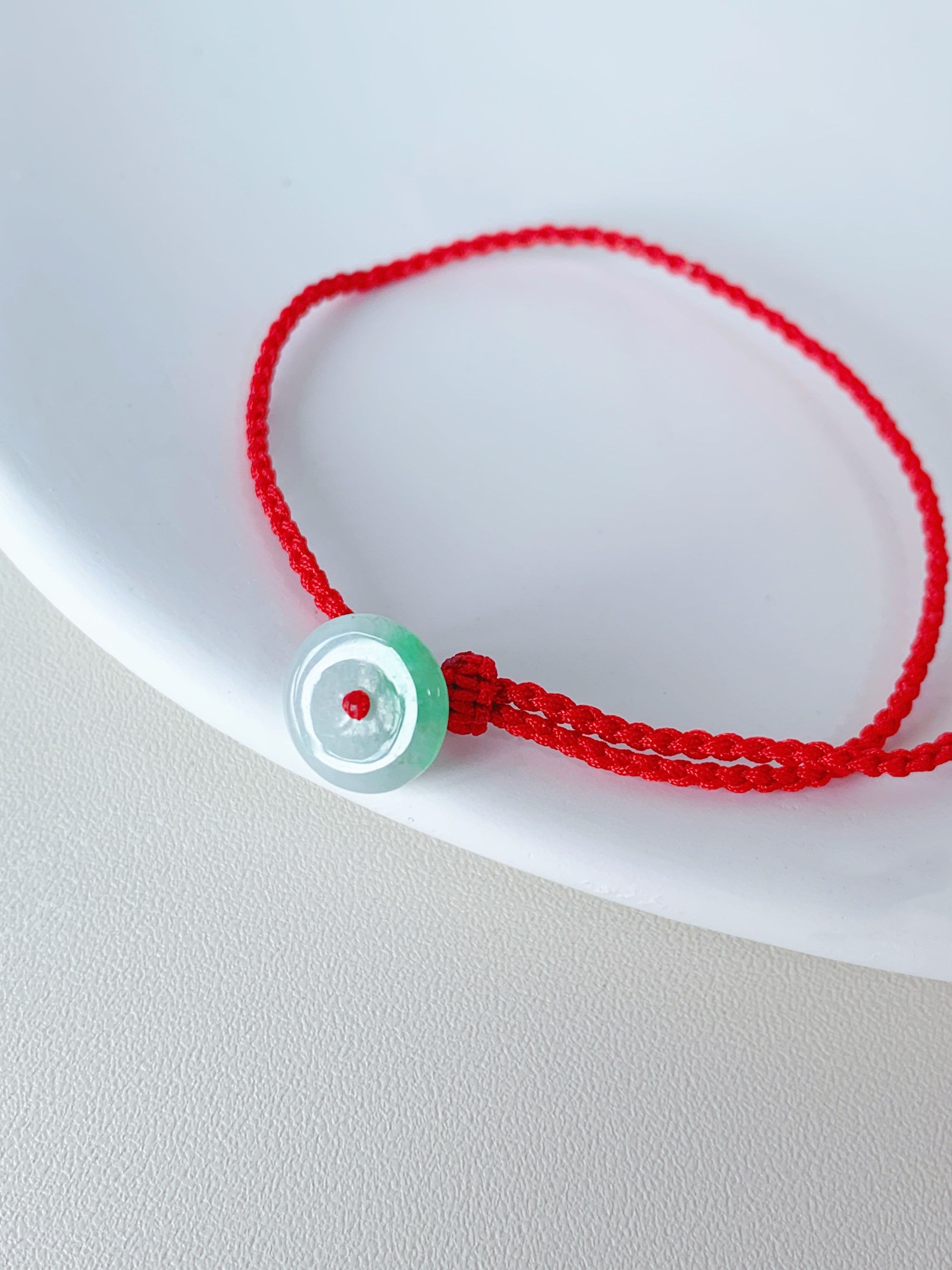 Natural jadeite bracelet