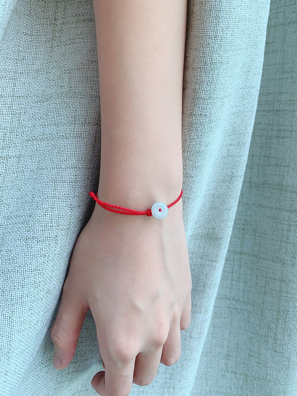 Thumbnail: Natural jadeite bracelet