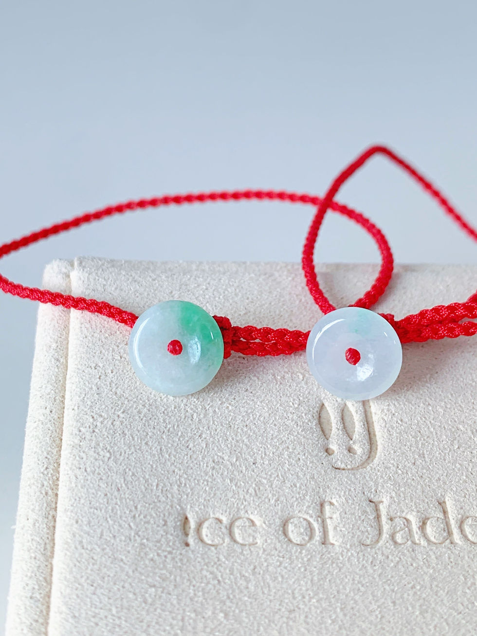 Thumbnail: Natural jadeite bracelet