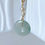 縮圖：天然翡翠珍珠純銀吊墜項鏈
