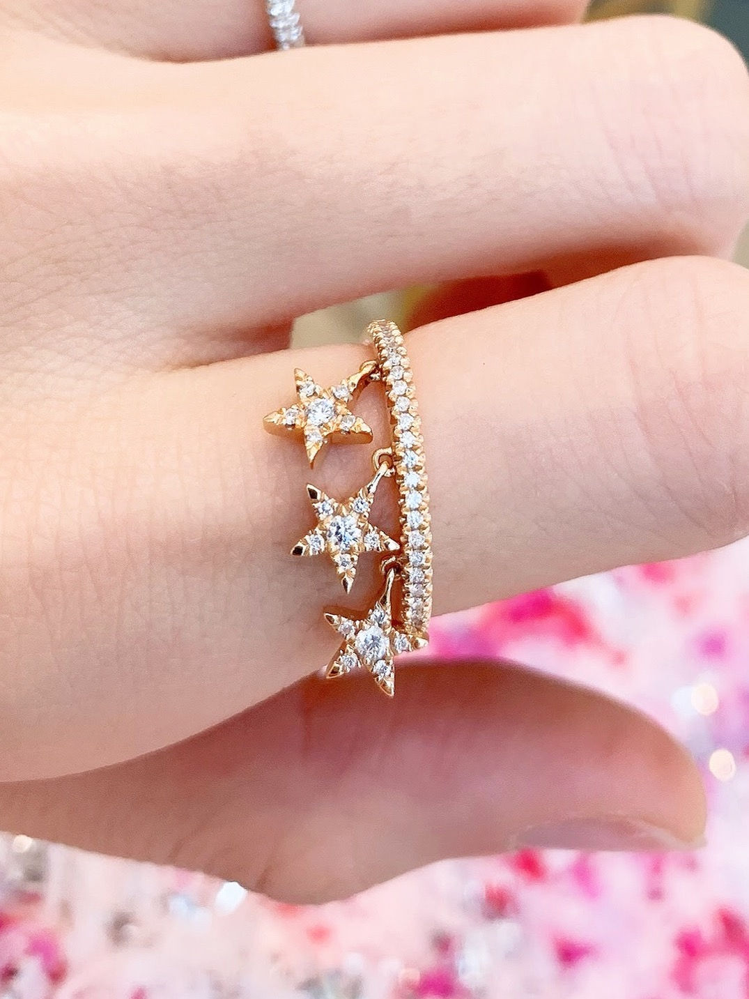 Star 鑽石戒指，0.271克拉