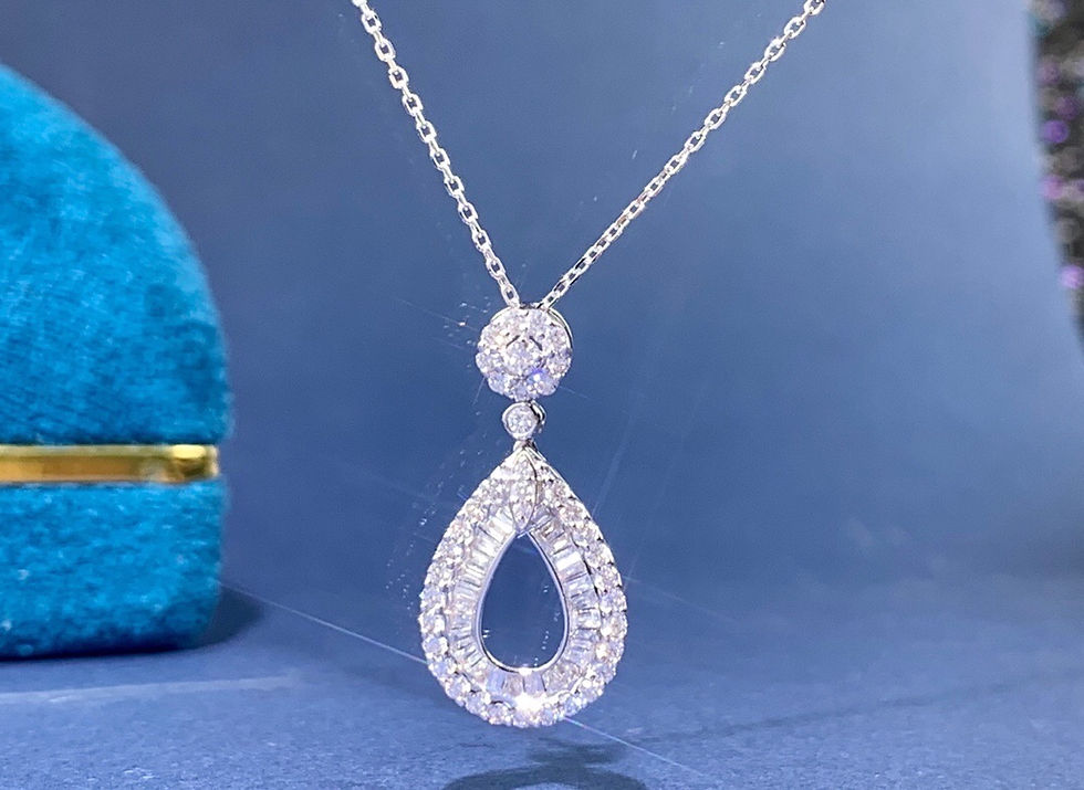 Thumbnail: Loop diamond pendant