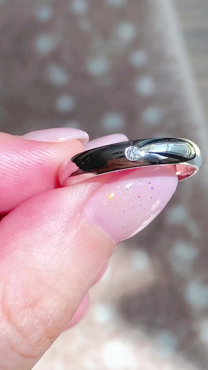 Thumbnail: Platinum Diamond Men's Ring