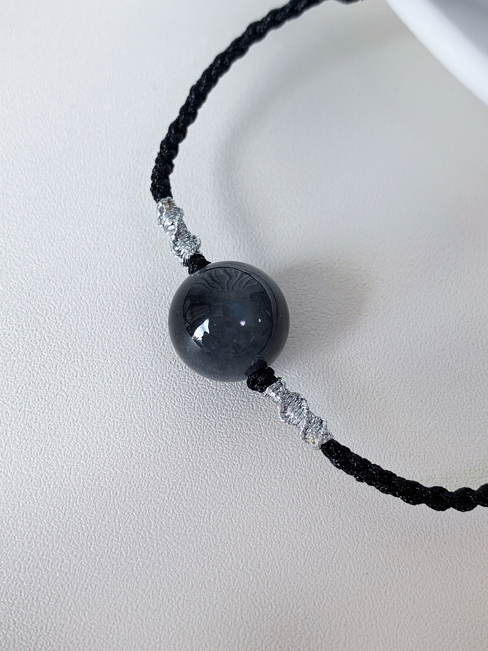 Thumbnail: Natural jadeite bracelet