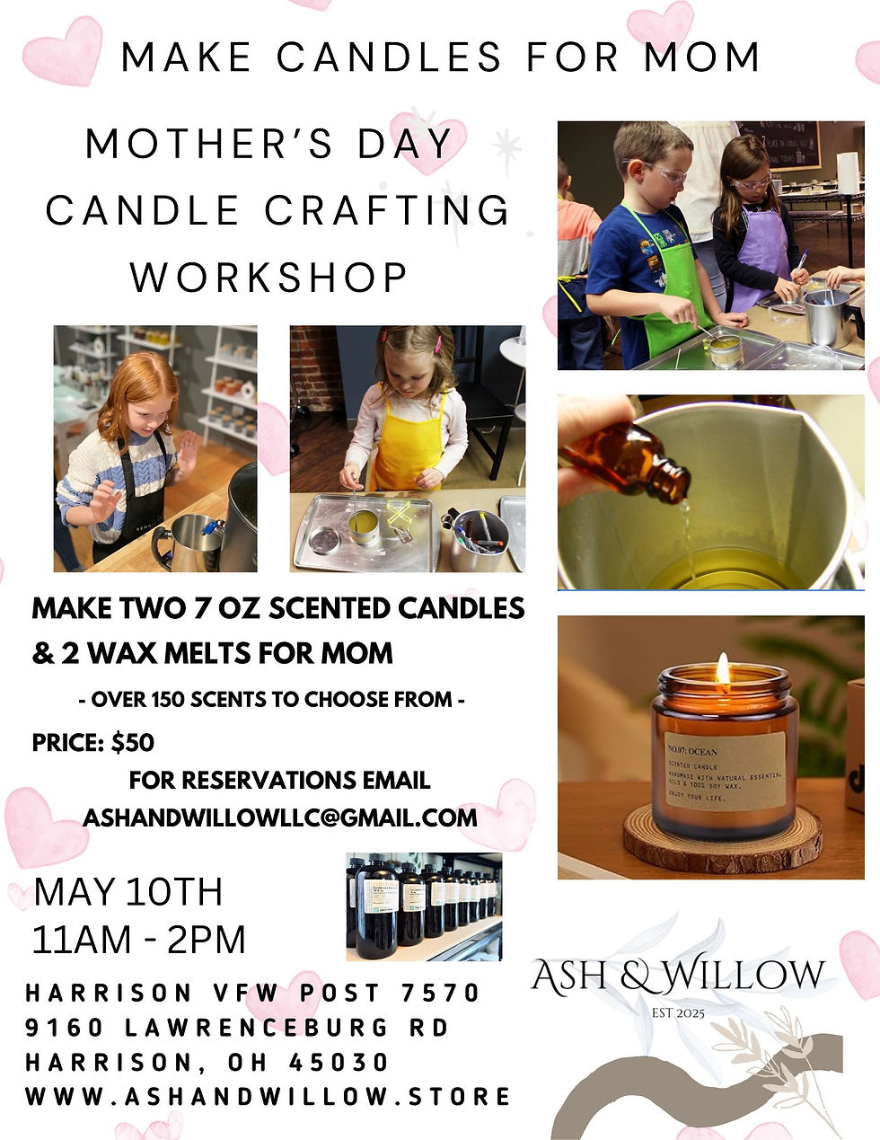Mother's Day Candle Crafting Workshop