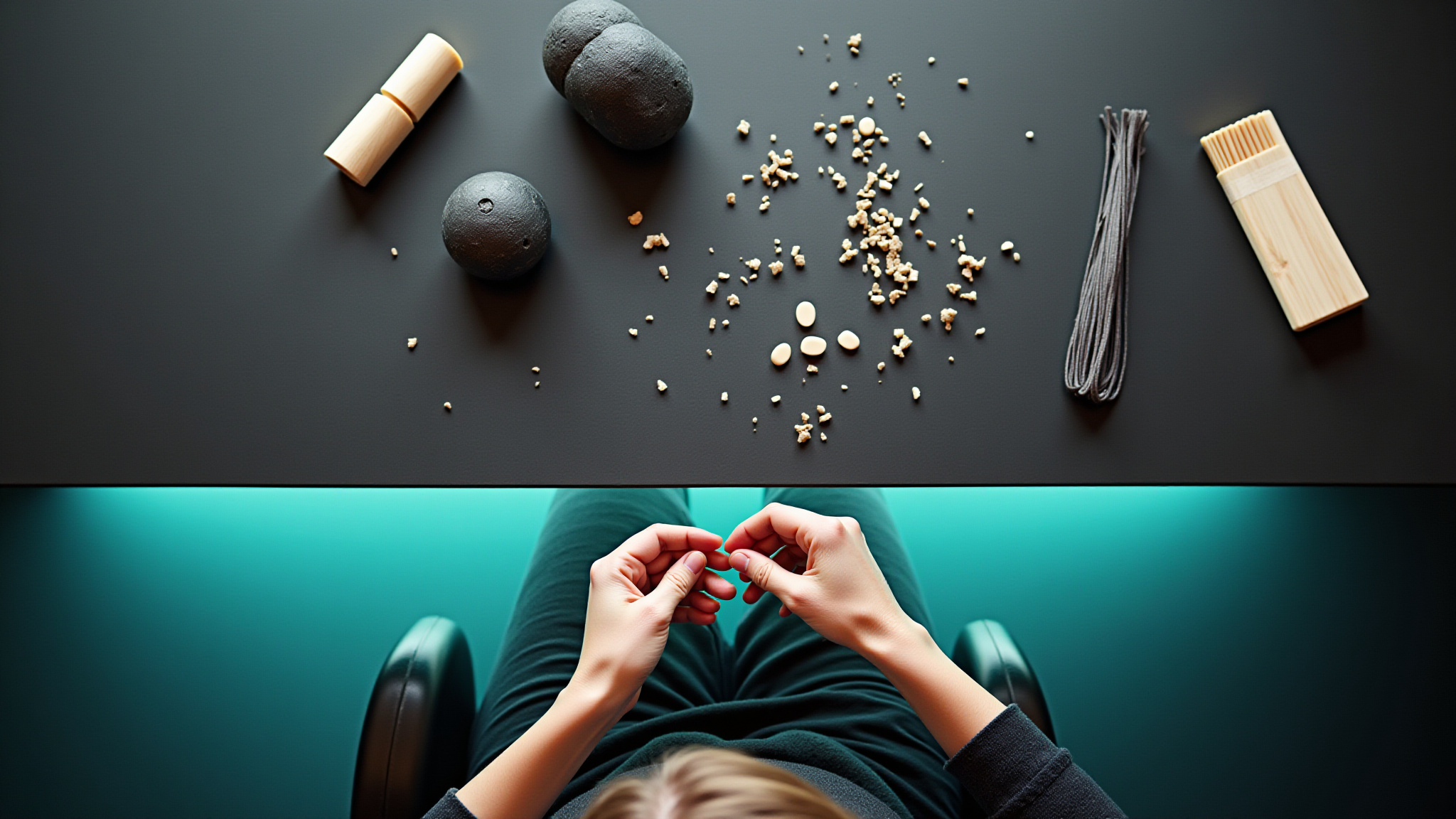 Us, working day and night.