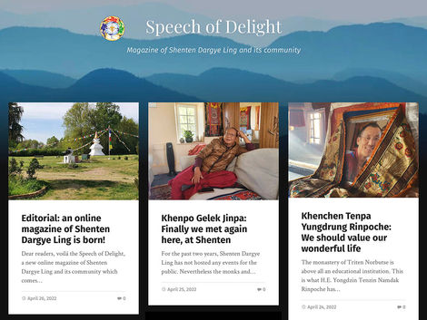 Notre nouveau magazine en ligne: Speech of Delight