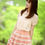 Thumbnail: Sunmer Pink skirt white lace 