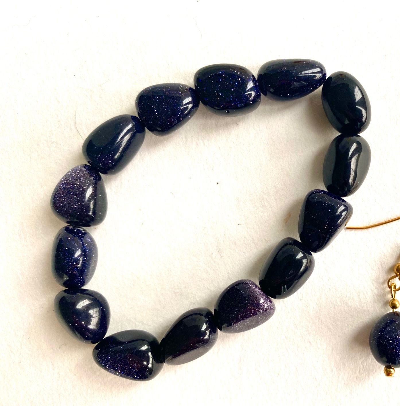 Blue Goldstone Bracelet