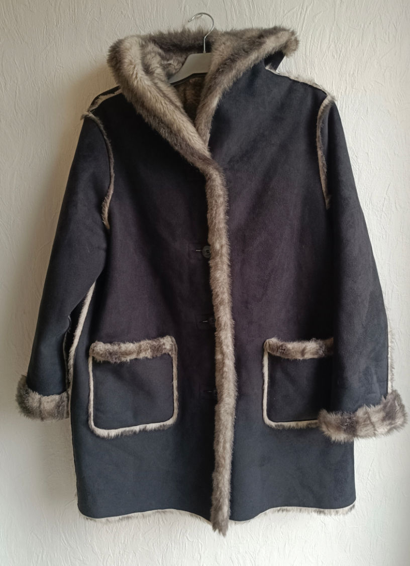 Thumbnail: Balmain faux fur coat 