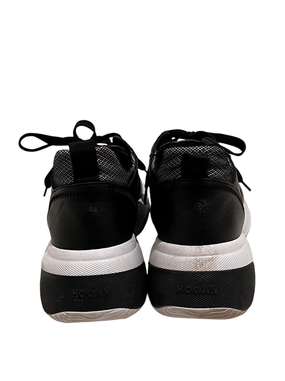 Thumbnail: Hogan Black Leather Trainers