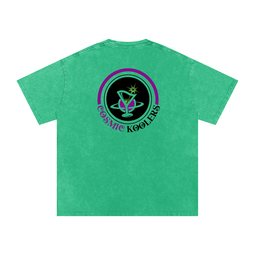 Thumbnail: Oversized Heavy Cotton Tee (Badge) 7 Colors