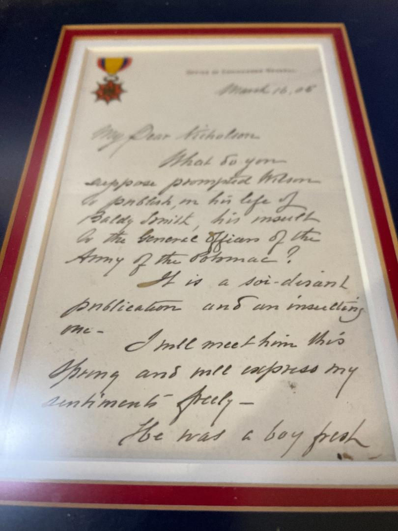 Thumbnail: Framed CDV & ALS MOH Winner Alexander Webb